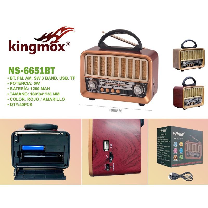 Haz clic para ver más imágenes NS-6651BT