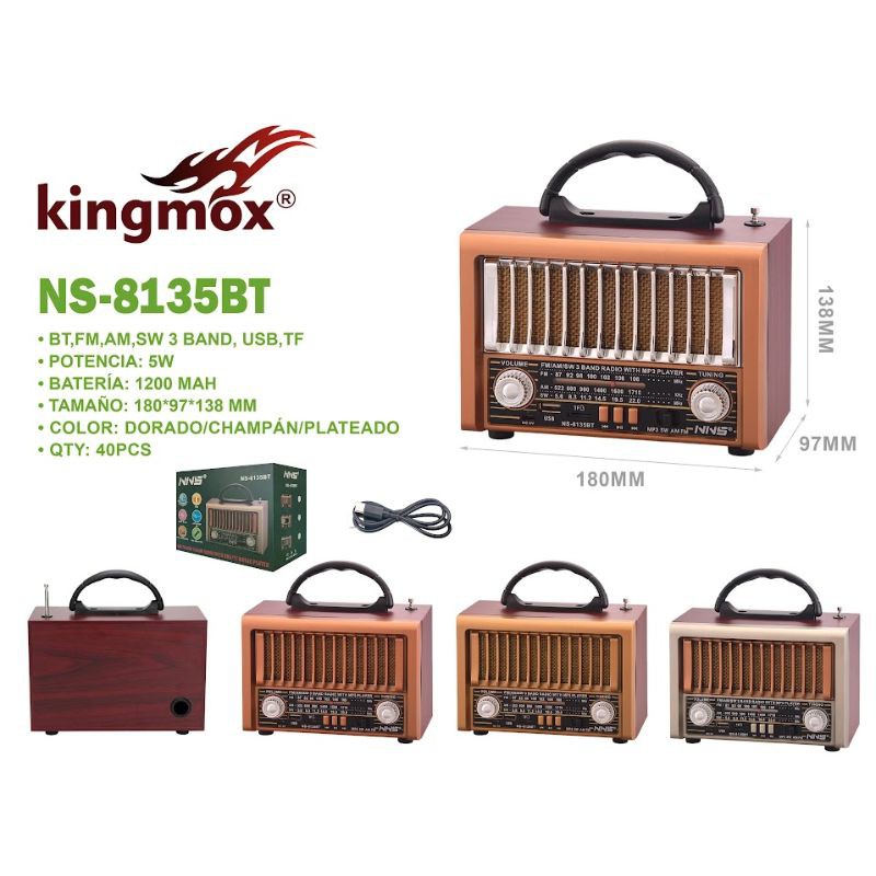 Haz clic para ver más imágenes NS-8135BT