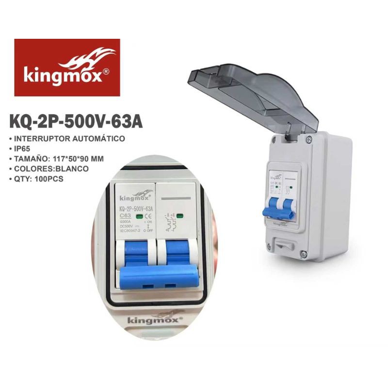 Haz clic para ver más imágenes KQ-2P-500V-63A